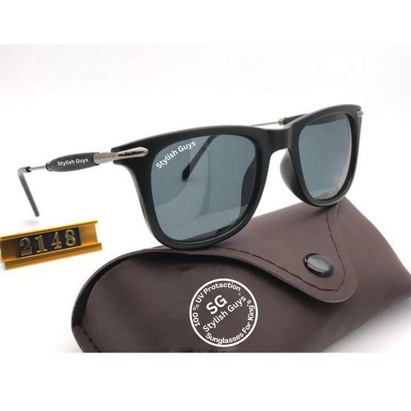 New Fancy Latest Fix Nosed Trending Square With Spring Ingis Flexible Frame Hot Favourite Sunglass For Men, Women & Unisex. ( SG - 2148 )