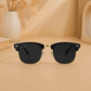 Sunglasses For Men With Black Glass & Golden Frame 3016 Club Master Sunglass By Sunglasses Deal