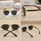 Sunglasses For Men With Black Glass & Golden Frame 07 Square Polarized Sunglass By Sunglasses Deal