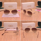 Sunglasses For Men With Brown Shade Glass & Golden Frame 3517 Aviator Oval Sunglass By Sunglasses Deal