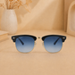 Sunglasses For Men With Blue Shade Glass & Golden Frame 3016 Club Master Sunglass By Sunglasses Deal