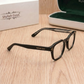 Sunglasses For Men With Clear Glass & Black Frame 1045 Round Polarized Sunglass By Sunglasses Deal