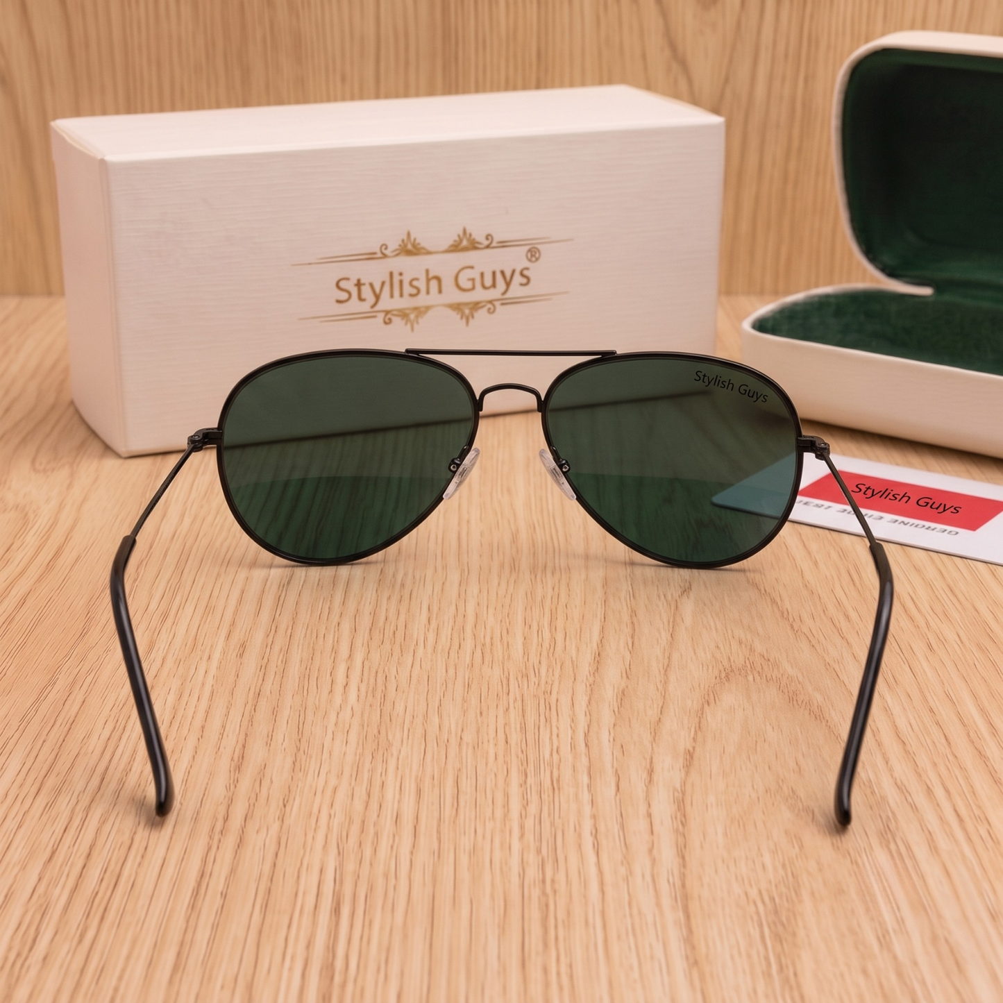 Sunglasses For Men With Black Glass & Black Frame 3026 Aviator Sunglass By Sunglasses Deal