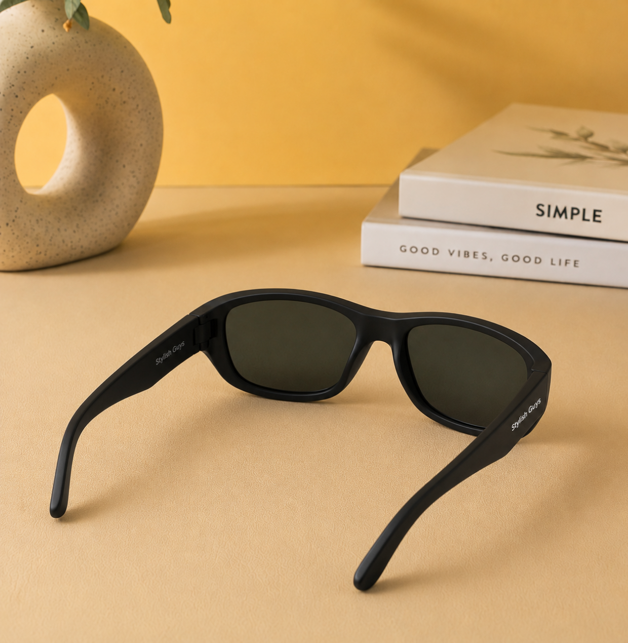 Sunglasses For Men With Black Glass & Black Frame 2053 Sport Sunglass By Sunglasses Deal