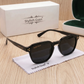 Sunglasses For Men With Black Glass & Black Frame 1045 Round Polarized Sunglass By Sunglasses Deal