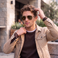 Sunglasses For Men With Brown Glass & Golden Frame 3517 Aviator Oval Sunglass By Sunglasses Deal