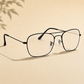 Sunglasses For Men With Clear Glass & Black Frame 3136 Square Sunglass By Sunglasses Deal