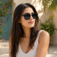 Sunglasses For Men With Black Glass & Black Frame 04 Square Polarized Sunglass By Sunglasses Deal
