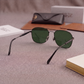 Sunglasses For Men With Green Glass & Black Frame 1208 Square Sunglass By Sunglasses Deal