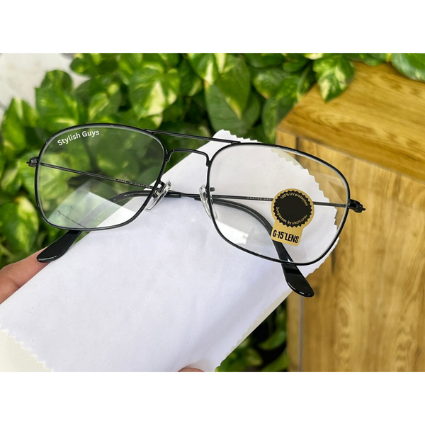 Top Trendy Hot New Stylish Attractive Square Day-Night & Black 3136 Evergreen UV Protected Sunglasses For King's Men & Women ( SG- 3136 )