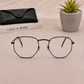 Sunglasses For Men With Clear Glass & Black Frame 3548 Hexagon Sunglass By Sunglasses Deal