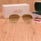 Sunglasses For Men With Brown Shade Glass & Golden Frame 3026 Aviator Sunglass By Sunglasses Deal