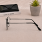 Sunglasses For Men With Clear Glass & Black Frame 3548 Hexagon Sunglass By Sunglasses Deal