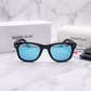 Sunglasses For Men With Aqua Blue Mercury Glass & Black Frame 2140 Wayfarer Sunglass By Sunglasses Deal